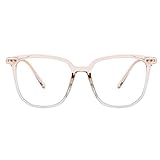 uniworvion Blue-Light Blocking Glasses For Women Mens Clear Round Computer Eyeglasses, Lightweight...