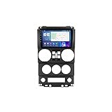XXCC Android 11 Car Radio Stereo GPS Navigation Fits for Jeep Wrangler Rubicon 2008-2010 9' IPS...