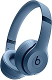 Beats Solo 4 - Wireless Bluetooth On-Ear Headphones, Slate Blue (Renewed Premium)