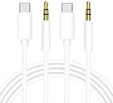USB C to 3.5mm Audio Aux Jack Cable for iPhone,[MFi Certified] 2Pack 3.3FT Aux Jack Headphone Car...