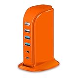 Upoy Dual USB C Charger Block, Charging Station for Multiple Devices 45W Total, USB Tower Hub Travel...