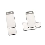 WURAWUS Custom USB Flash Drives 50/100-Pack (4GB-128GB) - USB 2.0 & Type-C Dual-Port Metal Memory...