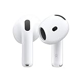 Apple AirPods 4 Wireless Earbuds, Bluetooth Headphones, Personalized Spatial Audio, Sweat and Water...