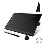 HUION Inspiroy H1060P Graphics Drawing Tablet and Palm Rejection Artist Glove