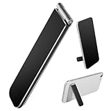 BOHUIZ Ultra-Thin Cell Phone Kickstand, Portable Foldable Vertical and Horizontal Alloy Phone Holder...