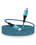 USB C Cable 100W, Type C to Type C Cable Fast Charging Cord 6ft Long Braided PD Port Power Data...