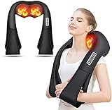 AERLANG Shiatsu Back and Neck Massager, Back Massager Deep Tissue Kneading Neck and Shoulder Massage...