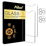 Ailun 2Pack Screen Protector Compatible for iPhone 13 Pro [6.1 inch] Display 2021 + 2 Pack Camera...