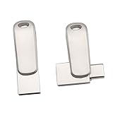 Custom Metal OTG Flash Drive Dual USB 2.0 & Type C - Personalized Logo USB Stick for Business...