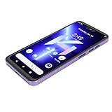 I14pro 4G Smartphone, Purple MT6737 CPU 4000mAh Battery I14pro 17cm 4G Smartphone Multi Language...