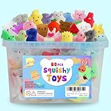 80Pcs Party Favors for Kids 4-8, Kawaii Squishies Mochi Squishy Toy Bulk Fidget Sensory Toys...