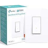 Kasa Smart Light Switch HS200, Single Pole, Needs Neutral Wire, 2.4GHz Wi-Fi Light Switch Works with...