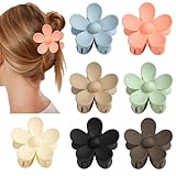 Flower Claw Clip 7 PCS Claw Clips, Hair Clips for Women Non Slip for Thick Hair Women Girls Gifts, 7...