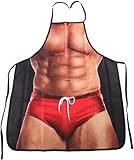 ABCTen Apron Kitchen Funny Creative Cooking Grilling Baking Party Apron Gift For Men