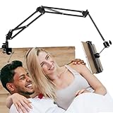 Tablet Stand Holder for Bed,Folding Tablet Holder for Desk,Flexible Tablet Arm Clamp Compatible with...