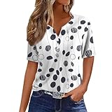 Lightning Deals of Today Prime,Summer Tops for Women 2024 Trendy Vacation Short Sleeve Shirts Henley...