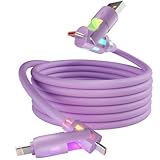 USB C Cable,240W 4 in 1 Charging Cable 4FT,Fast Charging & Data Sync,Multi USB Charger Cable with...