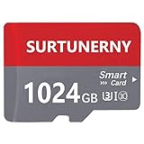 SURTUNERNY TF Card 1024GB Hight Speed Class 10 Memory Card with Adapter for...