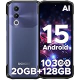 DOOGEE Blade 20 Android 15 Rugged Smartphone,10300mAh/18W Fast,128GB/TF 2TB Octa Core Rugged...