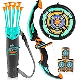 JOYIN Kids Bow and Arrow Set, LED Light Up Archery Toy Set with 9 Suction Cup Arrows, Target & Arrow...