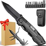 Gifts for Men Him Dad,Pocket Multitool Knife,Christmas Stocking Stuffers,Anniversary Birthday Gifts...