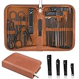 Manicure Set Professional Nail Clipper Kit-26 Pieces Stainless Steel Manicure Kit,Nail Care Tools...