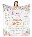 Nicetous Regalo para Mi Esposa, Gifts for Wife in Spanish, Regalos de Navidad/Aniversario para...